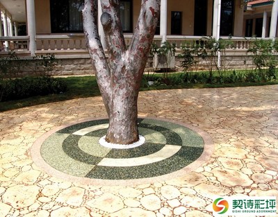 上海契詩壓模地坪與生態透水地坪 廠家直銷，打造綠色景觀新選擇